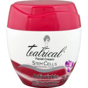 Skin Care TEATRICAL Anti-Wrinkle Cream with Buddleja Davidii Stem Cells, Floral,